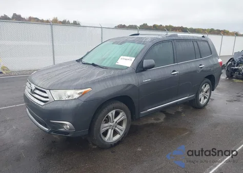 2013 Toyota Highlander Limited V6 from USA, damaged, VIN 5TDYK3EH9DS133355